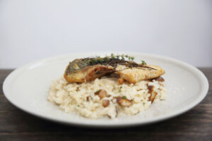 come fare risotto al branzino