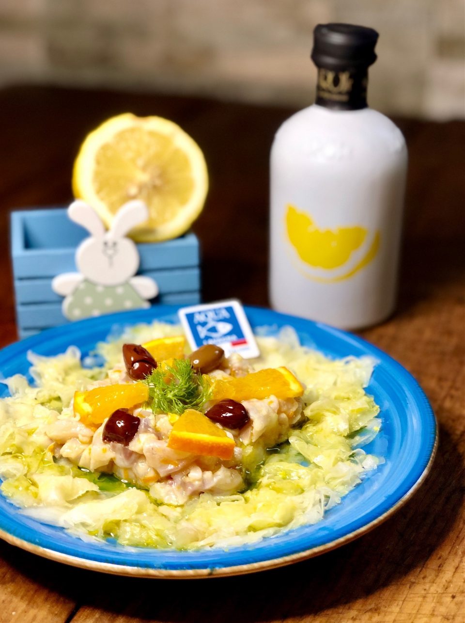Tartare di branzino agli agrumi
