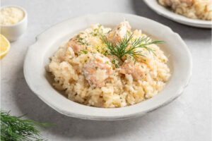 risotto con orata