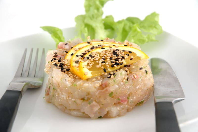 Tartare di branzino