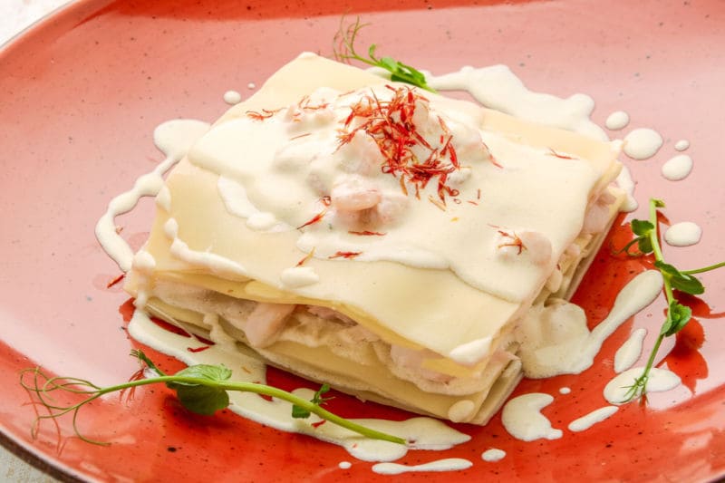 Lasagne con orata