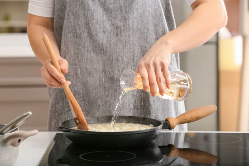 Risotto con orata e zucchine