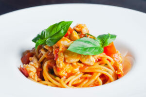 pasta con sugo di orata, ricetta