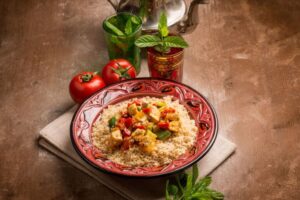 Ricetta cous cous con orata e verdure