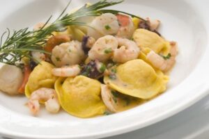 Come condire i ravioli di pesce, idee