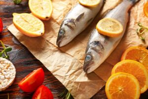 Ricetta branzino agli agrumi con contorno